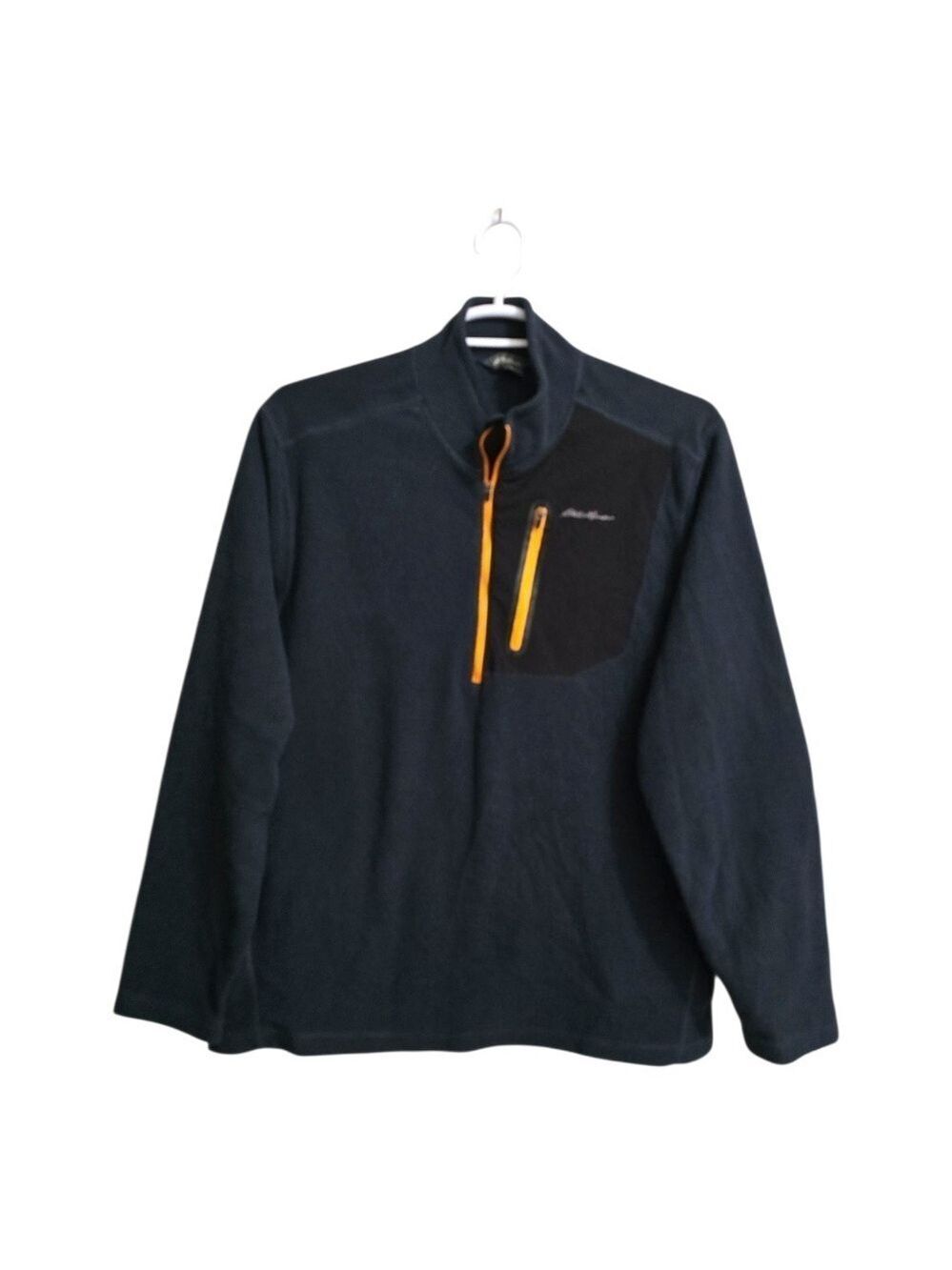 Eddie Bauer Cloud Layer Pro 1/4 Zip Fleece Pullover Sweater In Gray Sz XL